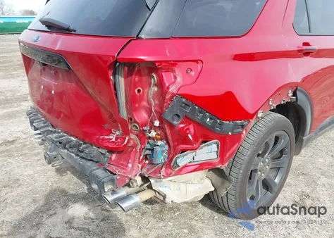 2020 Ford Explorer St from USA, damaged, VIN 1FM5K8GCXLGB08731